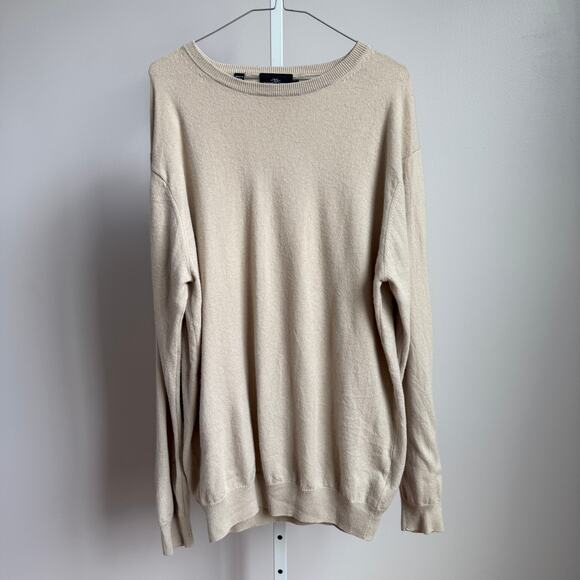 Rodd & Gunn sz 3 XL beige wool cashmere sweater - Picture 1 of 9